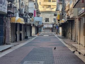 إضراب شامل يعم الأراضي الفلسطينية إستنكار لمجزرة الاحتلال في نابلس