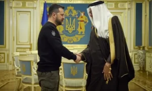 زيلينسكي يستقبل وزير الخارجية البحريني