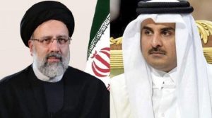 مباحثات هاتفية بين الرئيس الإيراني وأمير قطر