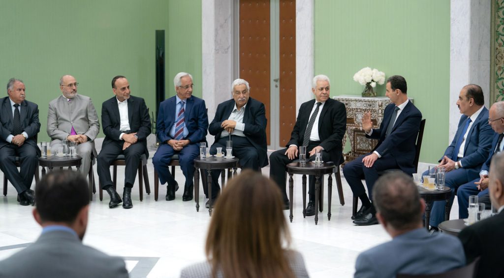 الرئيس الاسد أمام المؤتمر العربي القومي: لتوسيع مفهوم مقاومة الفكر الذي يغزو المنطقة