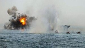 إنطلاق مناورات بحرية للحرس الثوري في الخليج الفارسي