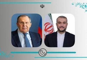 مباحثات هاتفية بين وزيري خارجية إيران وروسيا