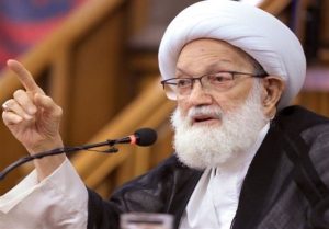 الشيخ عيسى قاسم يدين مشاركة البحرين في التحالف الدولي لحراسة العدوان على غزة