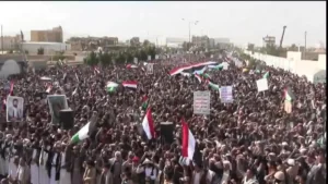 حضور جماهيري هو الأضخم.. صعدة تخرج في مسيرات (مسارنا مع غزة.. قُدماً حتى النصر)
