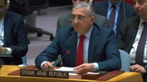 مندوب سوريا لدى الامم المتحدة: الاحتلال الإسرائيلي والإدارة الأمريكية يتحملان مسؤولية أي تصعيد بالمنطقة