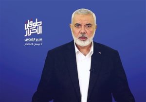 منبر القدس/ هنية: طوفان الأقصى أزال كل الأقنعة عن الوجوه المتخفية بالسلام الزائف