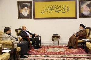 السيد حسن نصر الله يستقبل وفدًا قياديًا من حركة حماس