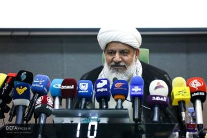 "بالصور"... انعقاد المؤتمر الصحفي للمؤتمر العالمي لشهداء الدفاع عن الحرم وجبهة المقاومة